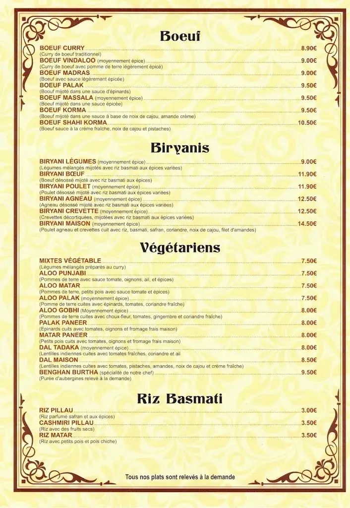 Menu_Bela Bar_Goussainville_image_2