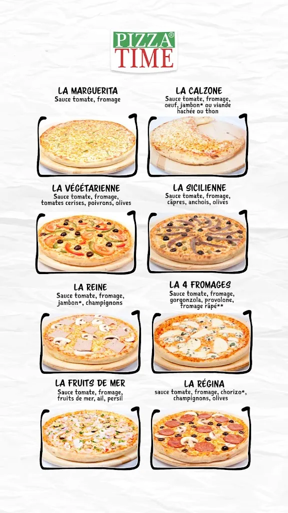 Menu_Pizza Time® Goussainville_Goussainville_immagine_3