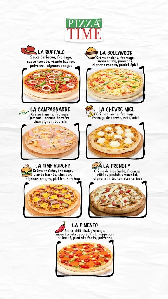 Menu_Pizza Time® Goussainville_Goussainville_immagine_4