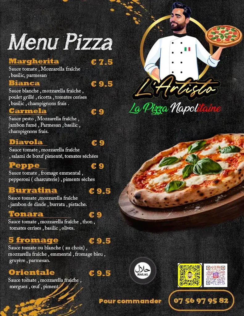 Menu_L’artisto_Goussainville_image_1