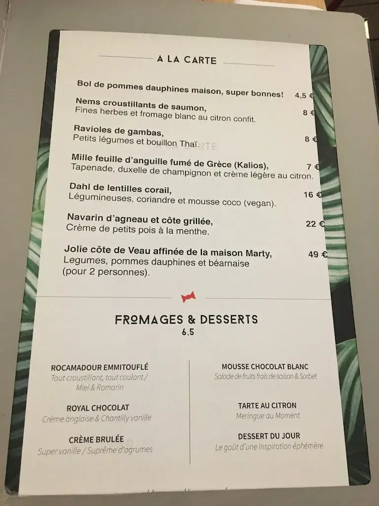Menu_La Verrière_Toulouse_image_4