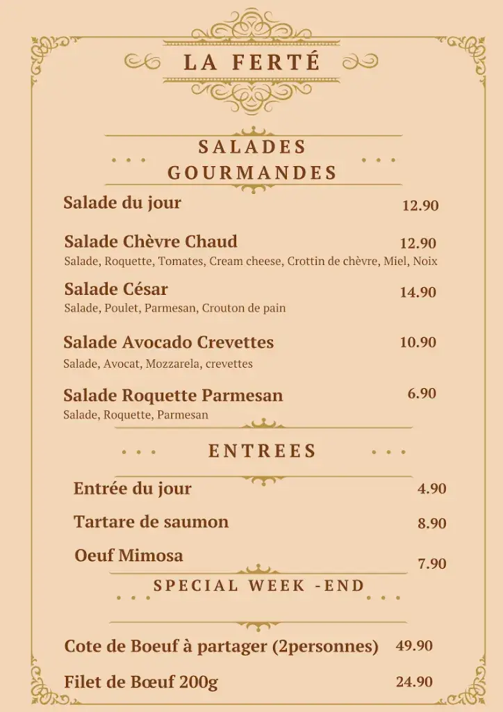 Menu_Restaurant La Ferté_Ferté-Gaucher_image_4