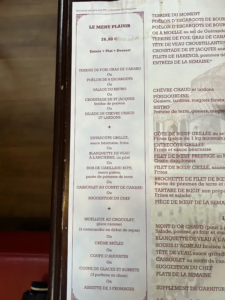 Menu_Le Bistro d'Augustin_Queue-en-Brie_image_1