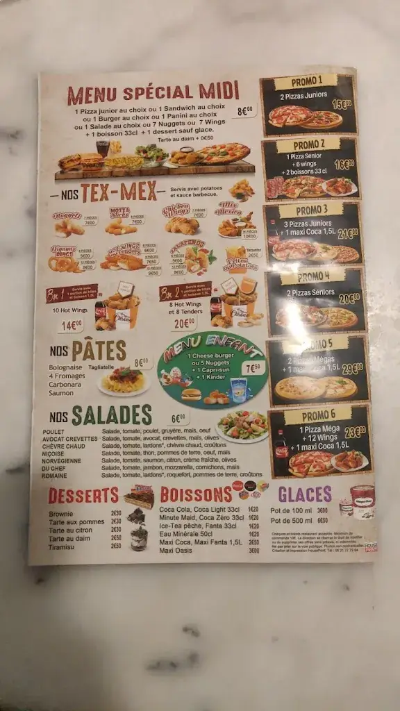 Menu_CHEZ LA FAMILLE CHRONO_Plessis-Pâté_imagen_1