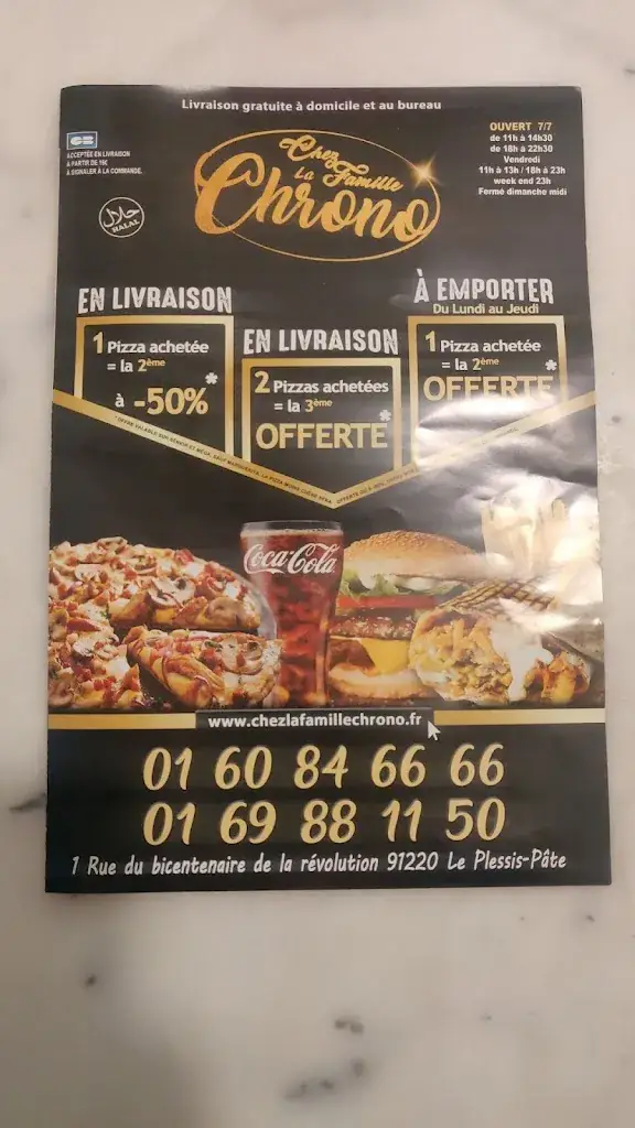 Menu_CHEZ LA FAMILLE CHRONO_Plessis-Pâté_imagen_4