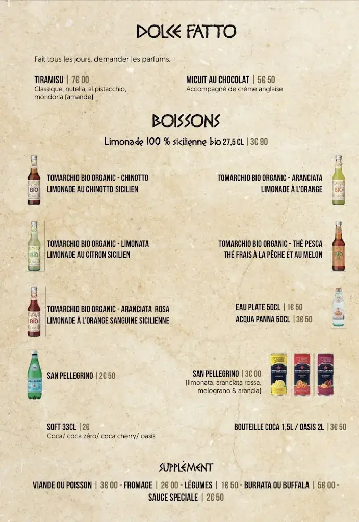 Menu_L'antica pizzeria Franconville - Le Plessis Bouchard_Plessis-Bouchard_immagine_1