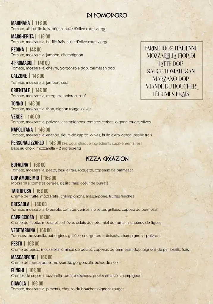 Menu_L'antica pizzeria Franconville - Le Plessis Bouchard_Plessis-Bouchard_immagine_2