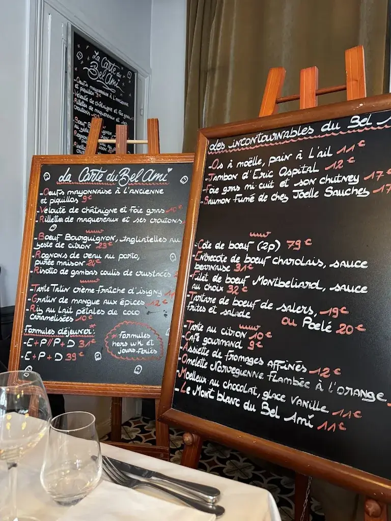 Menu_Le Bel Ami_Vésinet_image_1