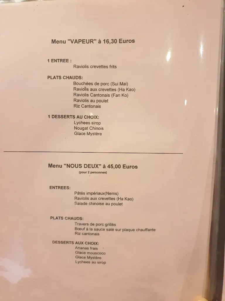 Menu_Au Palais des Rizières._Vésinet_image_4