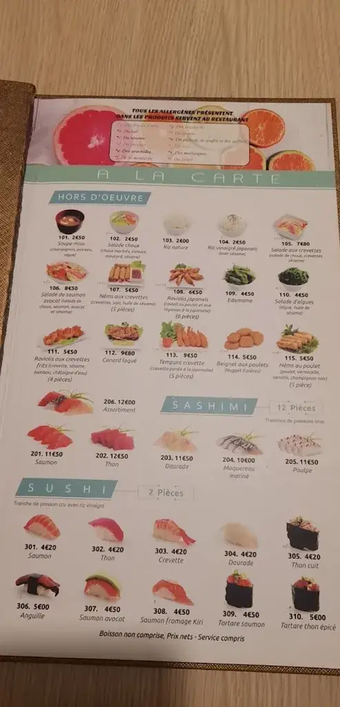 Menu_Restaurant Belle d ' Asie_Pecq_immagine_4