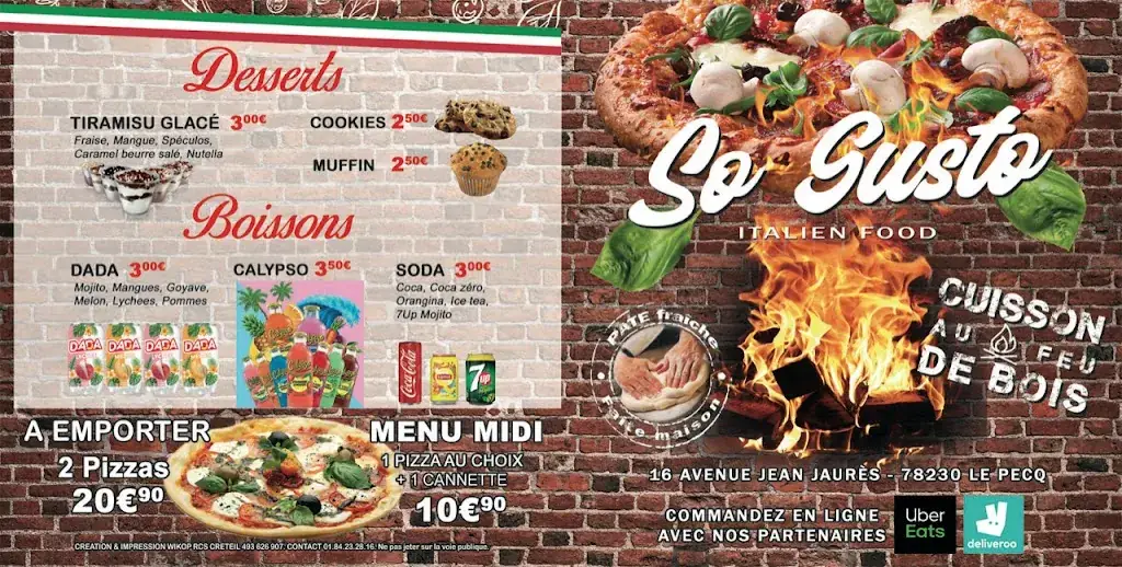 Menu_So Gusto - Restaurant Pizzeria_Pecq_image_4