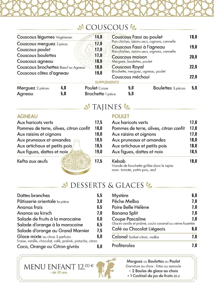 Menu_Restaurant Le MAROC_Mesnil-Saint-Denis_image_1