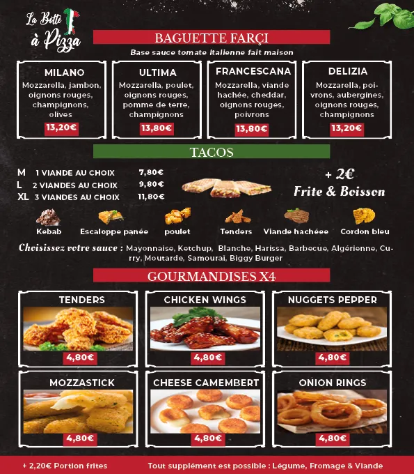 Menu_La Botte à Pizza_Mesnil-Saint-Denis_image_1