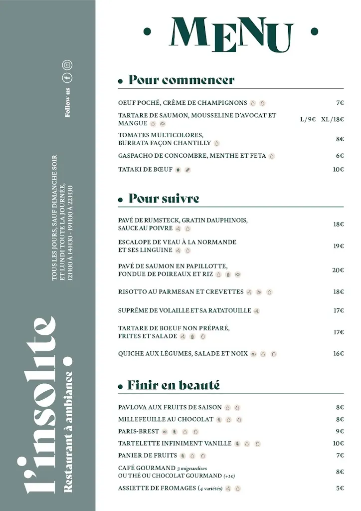 Menu_L'INSOLITE_Raincy_image_1