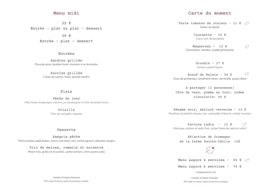 Menu_Maison Lagure_Garenne-Colombes_image_1