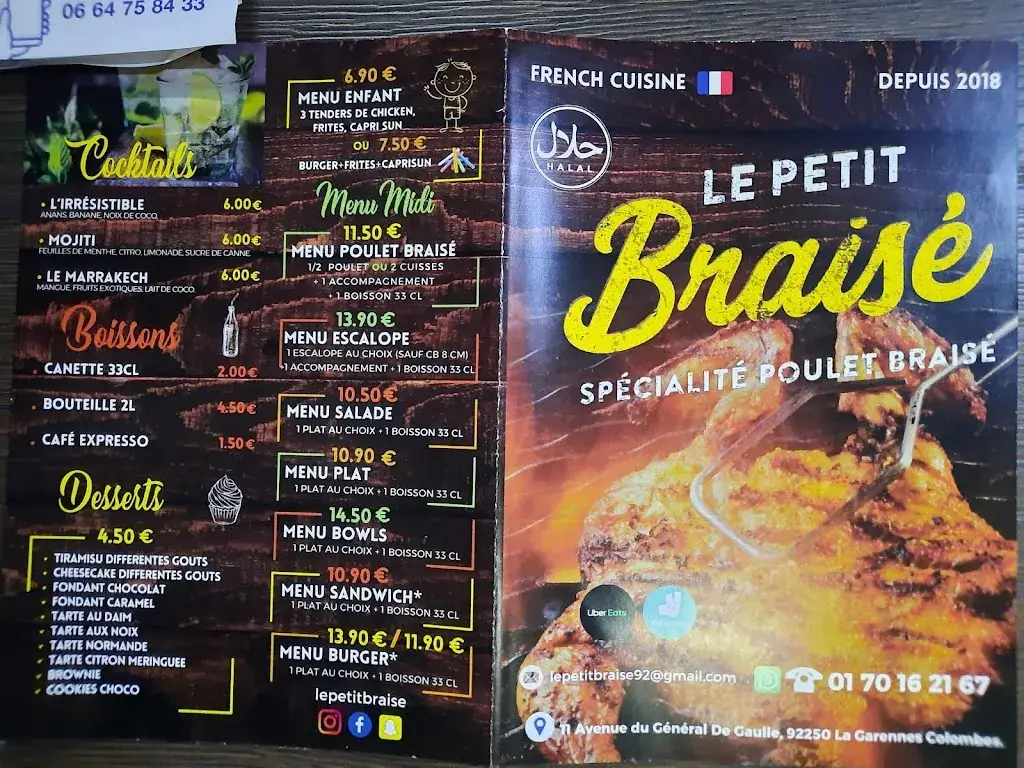 Menu_Le Petit Braise_Garenne-Colombes_immagine_2