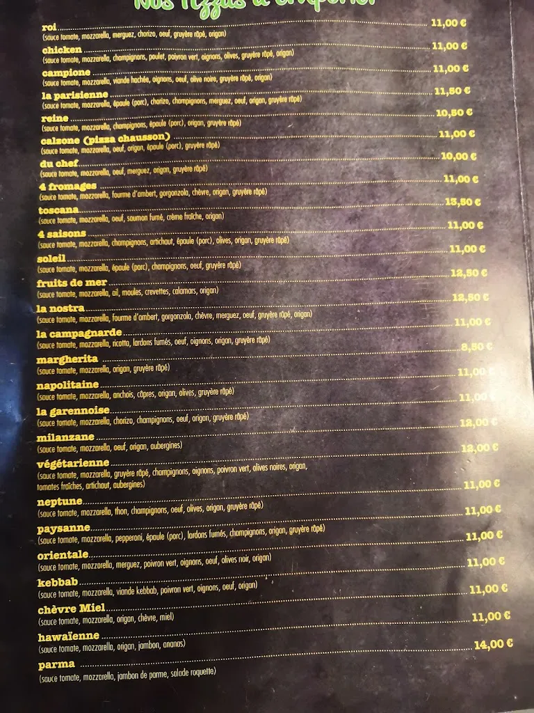 Menu_La Toscana_Garenne-Colombes_image_2