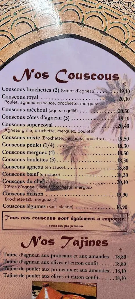 Menu_Au Royal Couscous_Pré-Saint-Gervais_image_2
