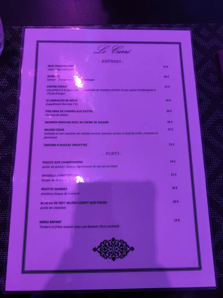 Menu_Le Carré_Pavillons-sous-Bois_image_3