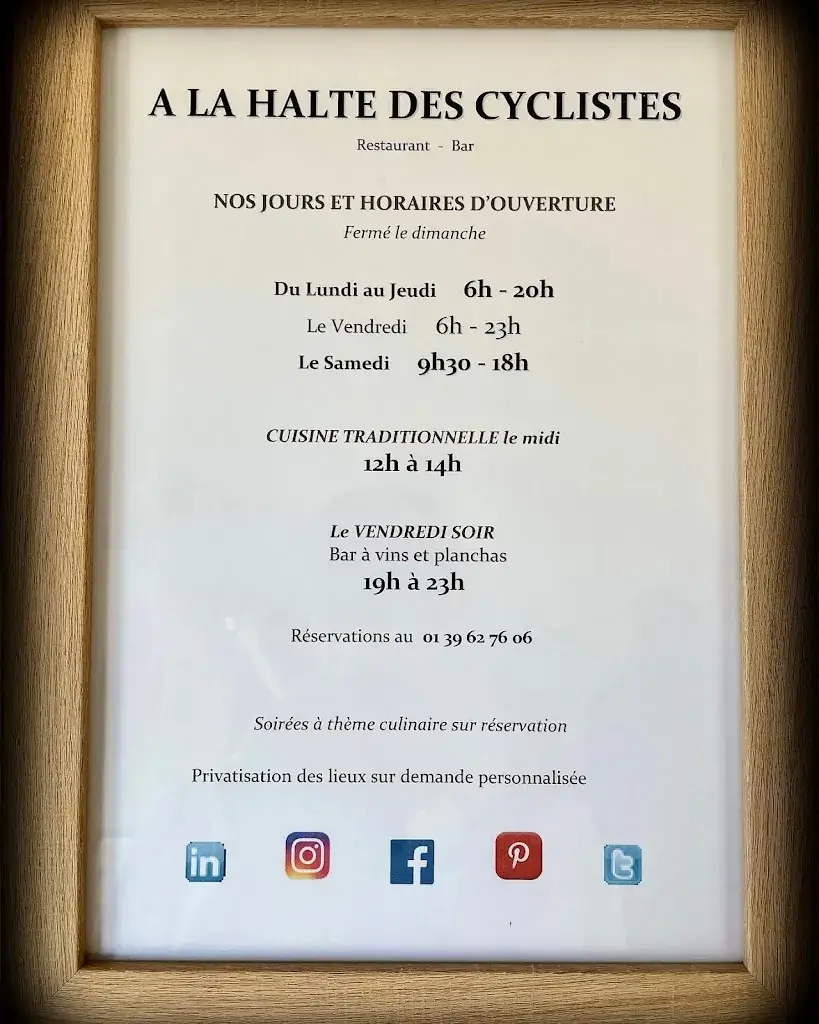 Menu_A LA HALTE DES CYCLISTES_Mesnil-le-Roi_image_1