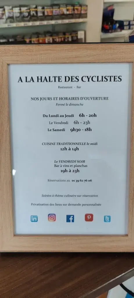 Menu_A LA HALTE DES CYCLISTES_Mesnil-le-Roi_image_2