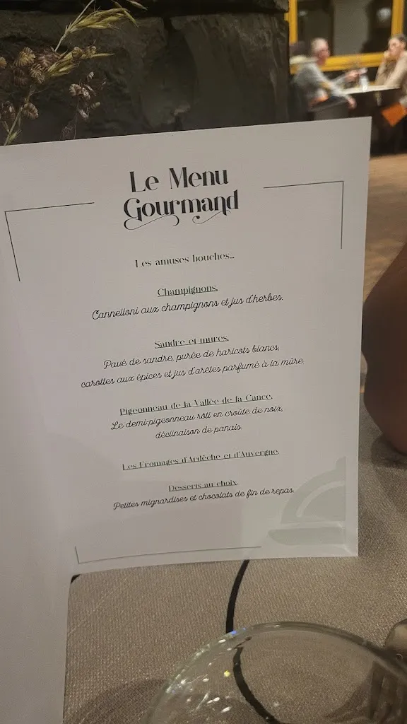 Menü_Bistrot La Coulemelle_Saint-Bonnet-le-Froid_Bild_1