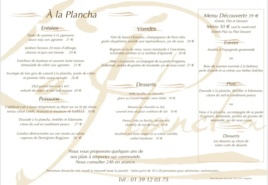 Menu_La Plancha de Kiko_Maisons-Laffitte_immagine_2