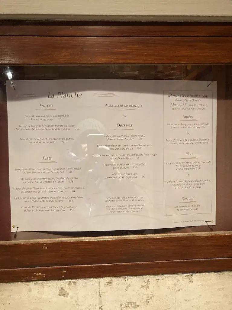 Menu_La Plancha de Kiko_Maisons-Laffitte_immagine_3