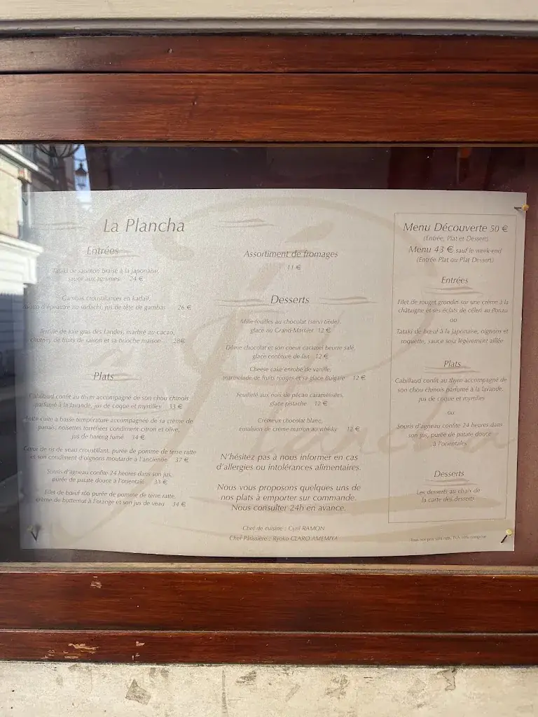 Menu_La Plancha de Kiko_Maisons-Laffitte_immagine_4