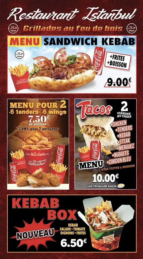 Menu_Restaurant istanbul_Lésigny_image_1