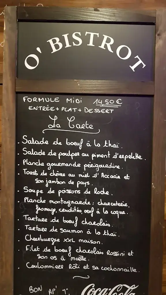 Menu_Restaurant O'Bistrot_Leudeville_image_2