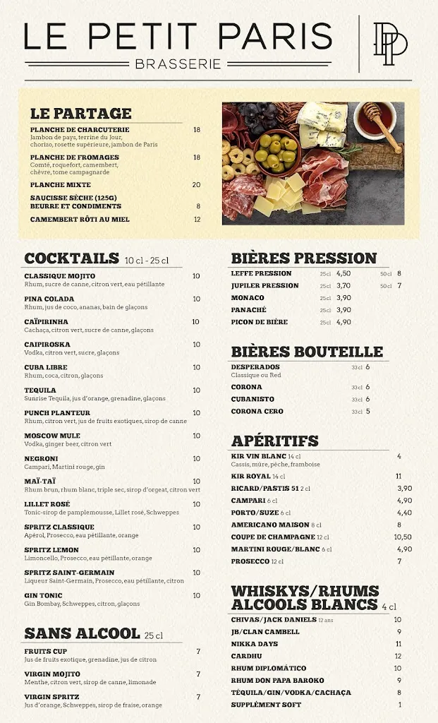 Menu_Le Petit Paris_Plessis-Trévise_image_2