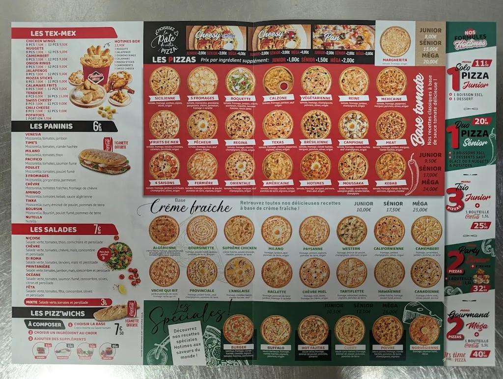 Menu_Hotimes Pizza Le Plessis-Trévise_Plessis-Trévise_immagine_1