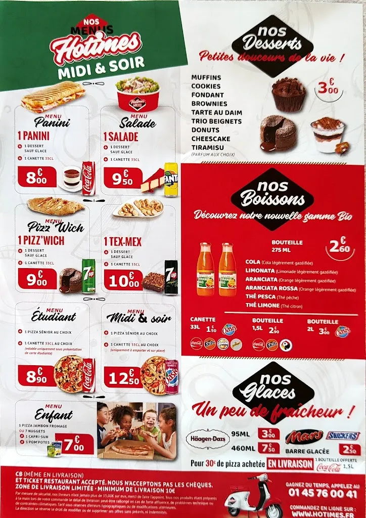 Menu_Hotimes Pizza Le Plessis-Trévise_Plessis-Trévise_immagine_3