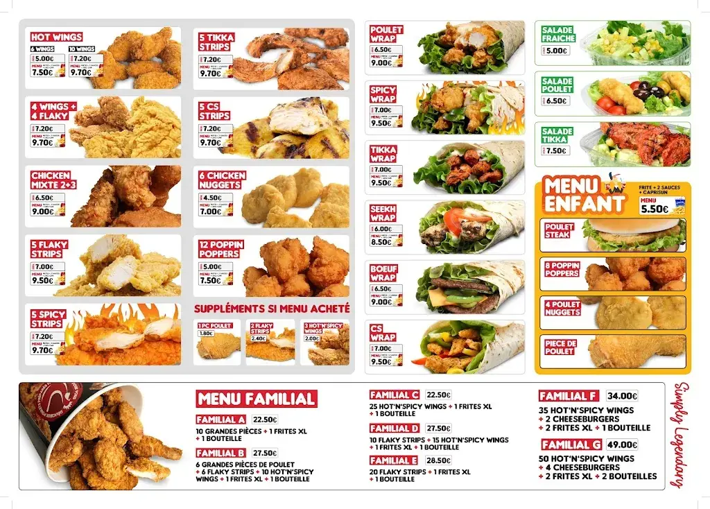 Menu_Chicken Spot - Le Plessis-Trévise_Plessis-Trévise_image_1