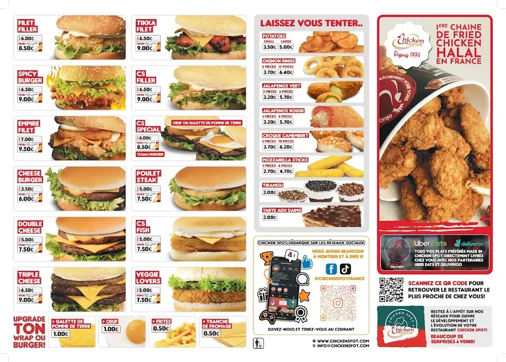 Menu_Chicken Spot - Le Plessis-Trévise_Plessis-Trévise_image_2