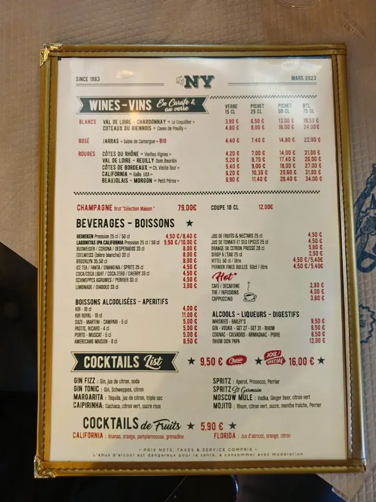 Menü_Le New York._Chesnay-Rocquencourt_Bild_2