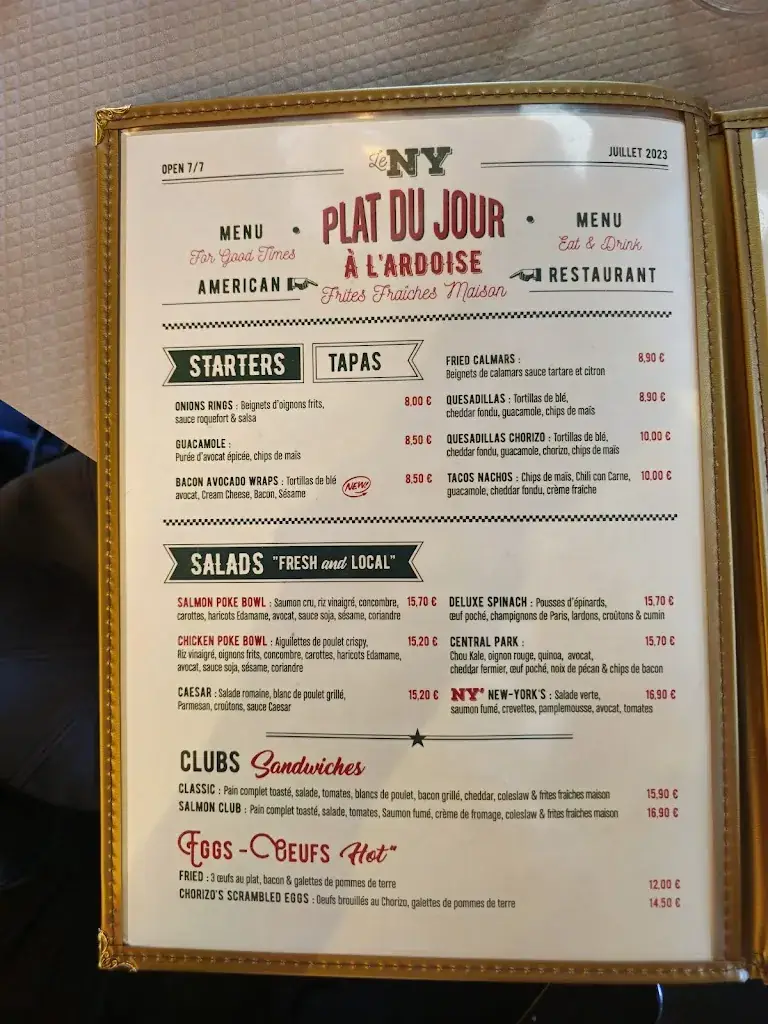 Menü_Le New York._Chesnay-Rocquencourt_Bild_4