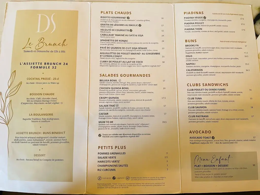 Menü_DS Café Parly 2_Chesnay-Rocquencourt_Bild_2