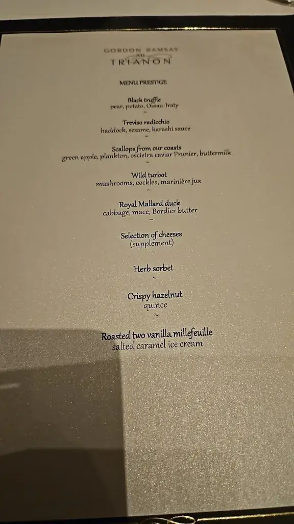 Menu_Gordon Ramsay au Trianon_Versailles_image_2