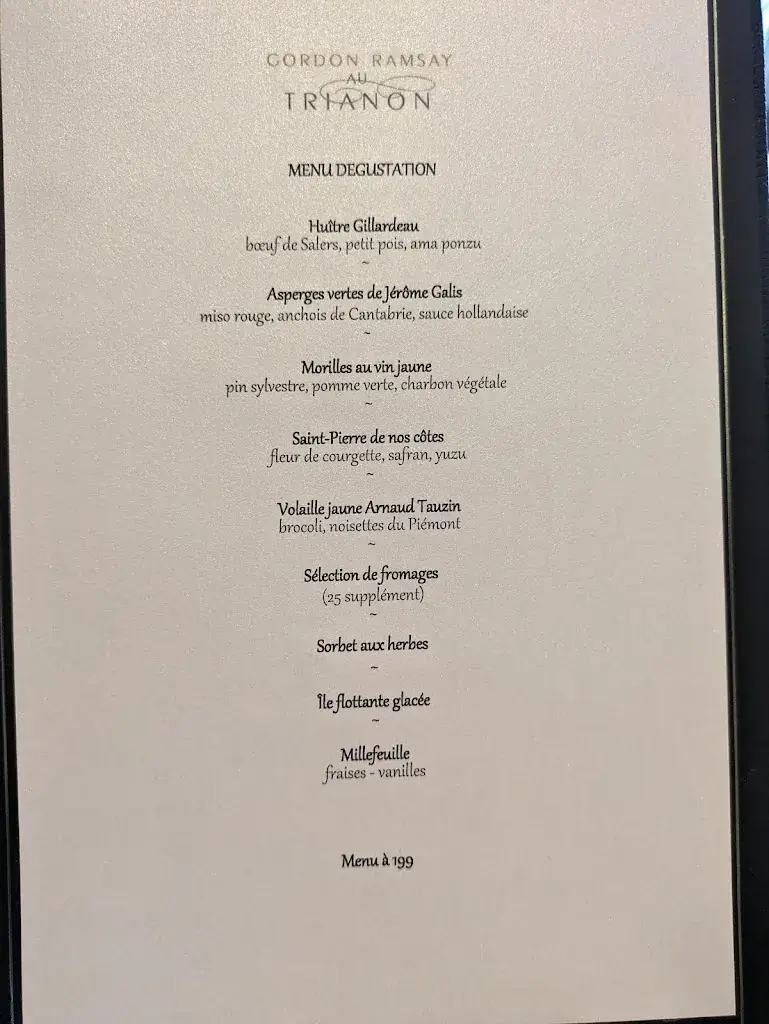 Menu_Gordon Ramsay au Trianon_Versailles_image_3