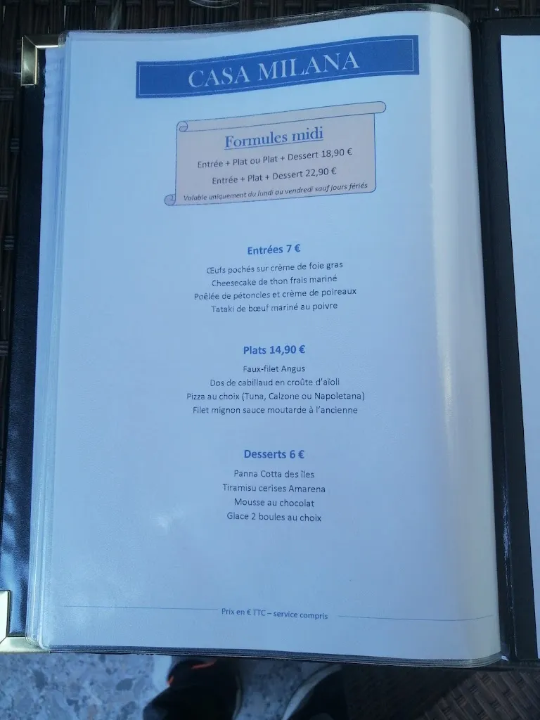 Menu_Casa Milana_Limeil-Brévannes_image_2