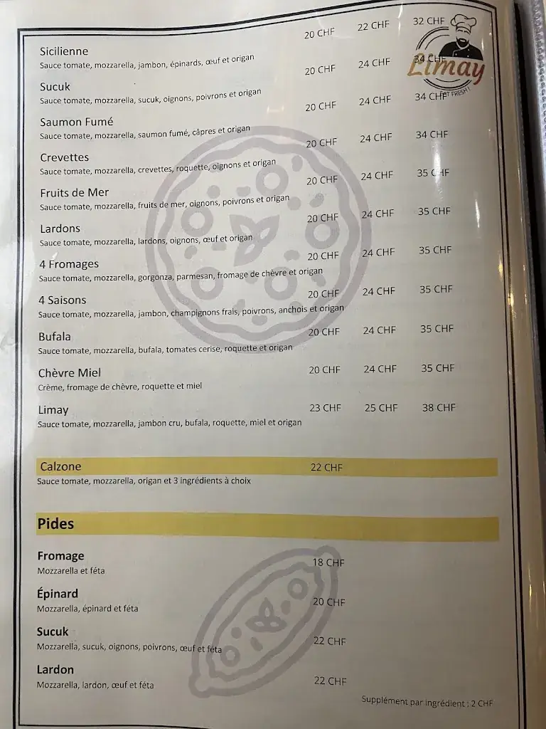 Menu_Restaurant Limay_Châtel-Saint-Denis_image_4