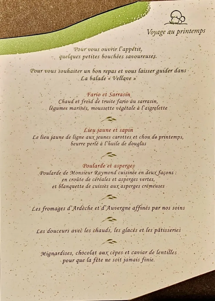 Menu_Restaurant Marcon_Saint-Bonnet-le-Froid_immagine_2