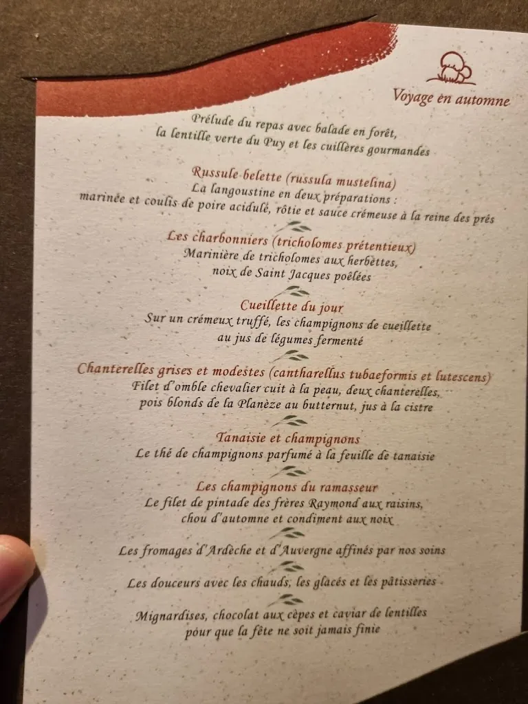 Menu_Restaurant Marcon_Saint-Bonnet-le-Froid_immagine_4