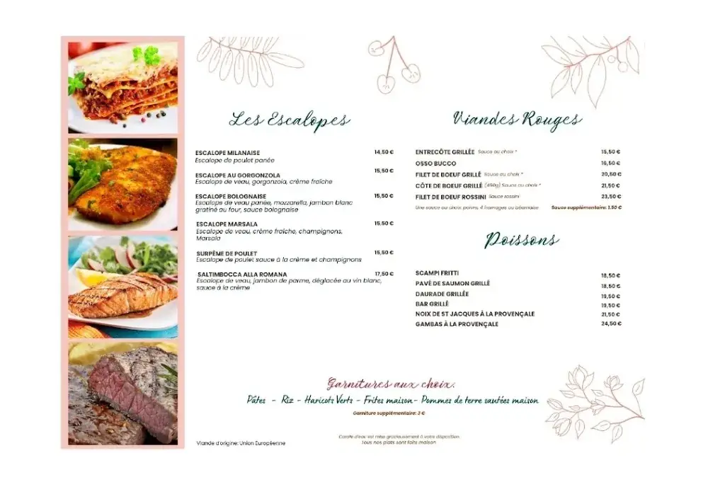 Menu_La Villa César_Mureaux_image_1