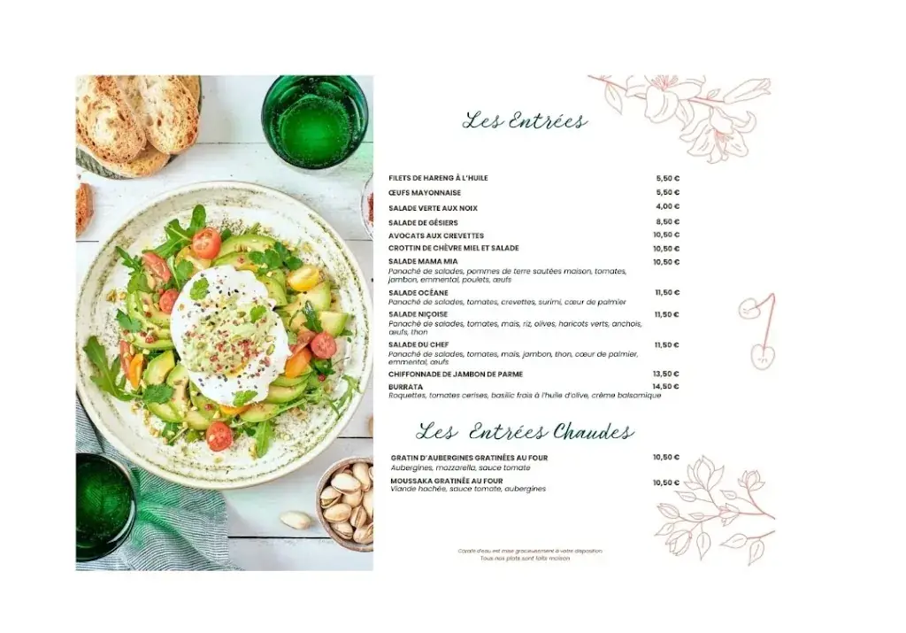 Menu_La Villa César_Mureaux_image_3