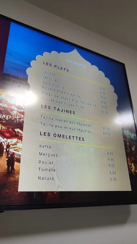 Menu_Les délices du Maroc_Mureaux_image_2