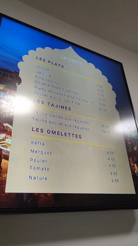 Menu_Les délices du Maroc_Mureaux_image_3