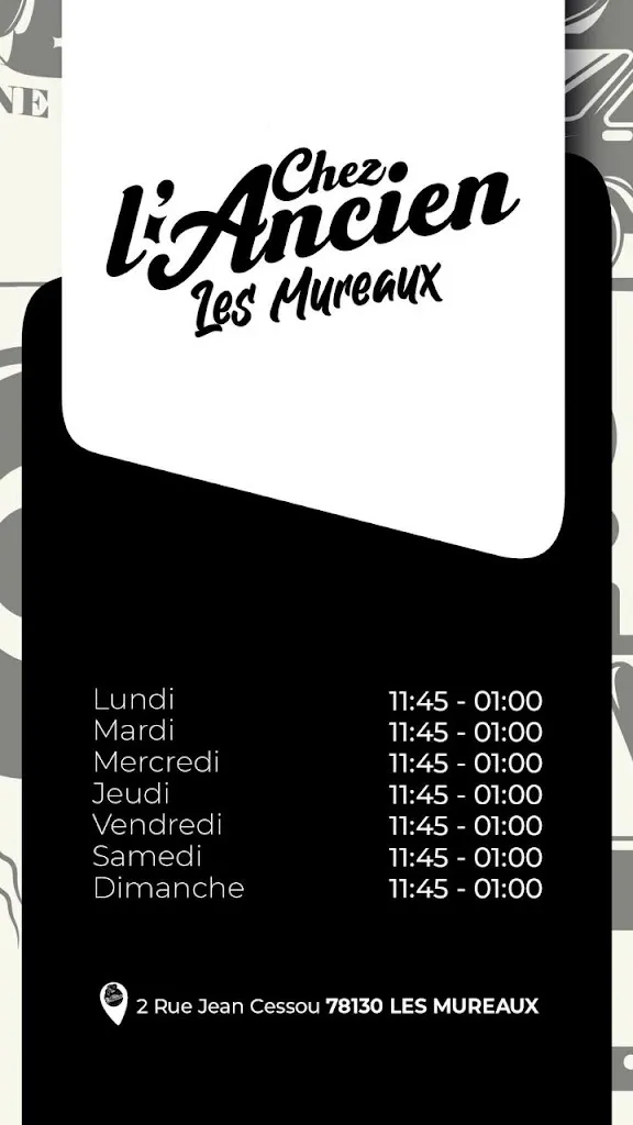 Menu_CHEZ L'ANCIEN - Les Mureaux_Mureaux_image_4